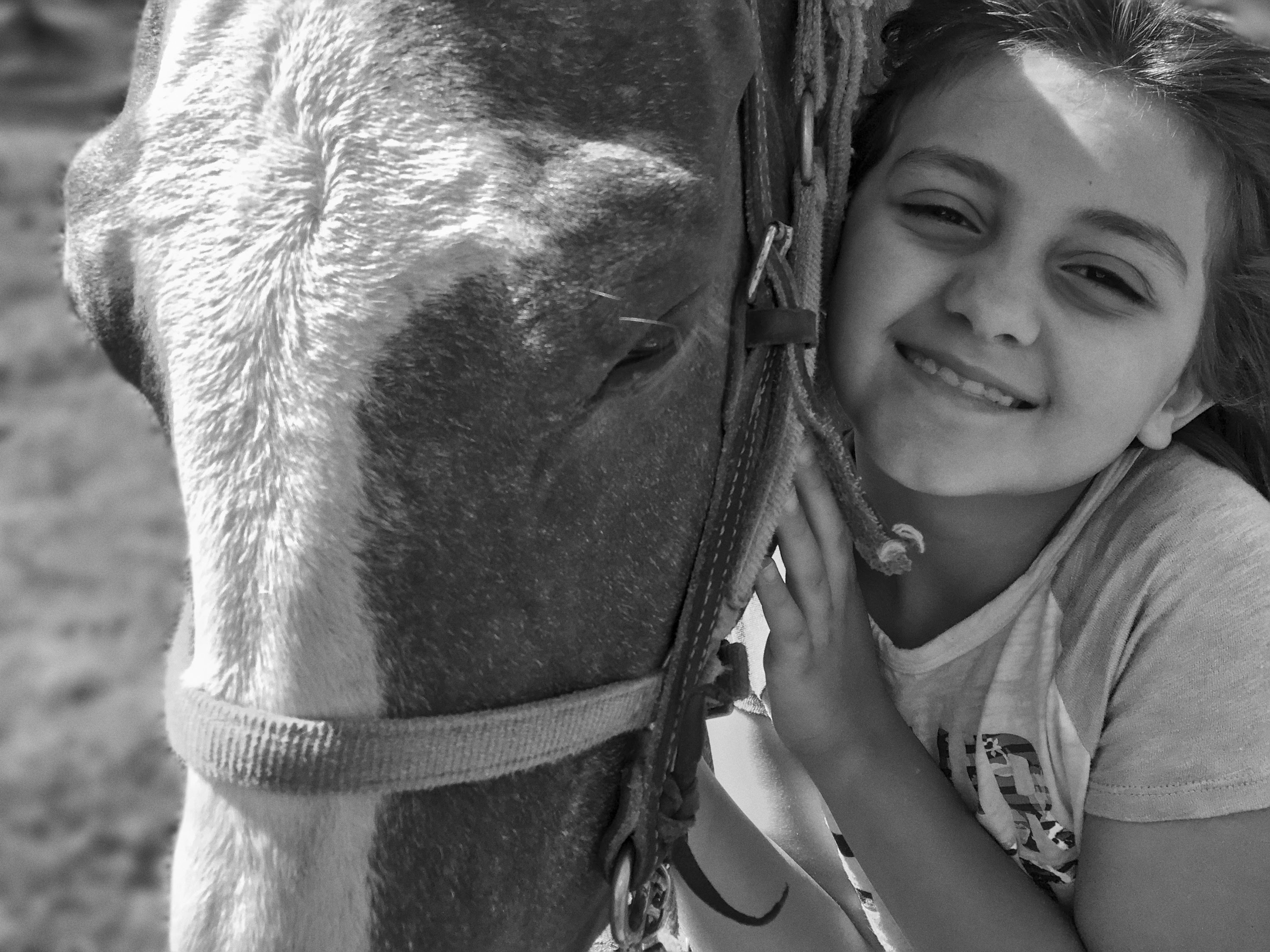 Lilly on a horse